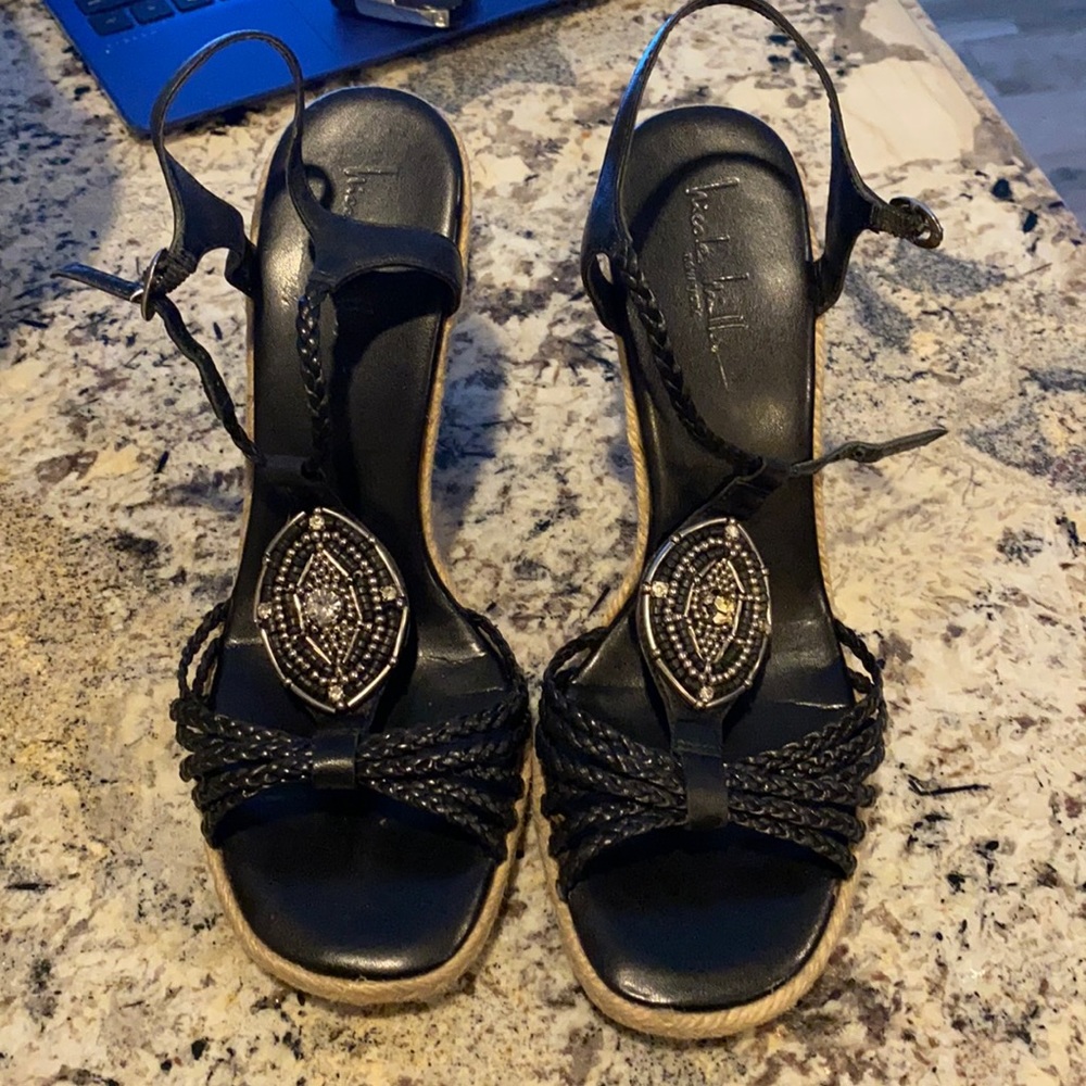 Nicole Miller Wedge Shoes Size 9